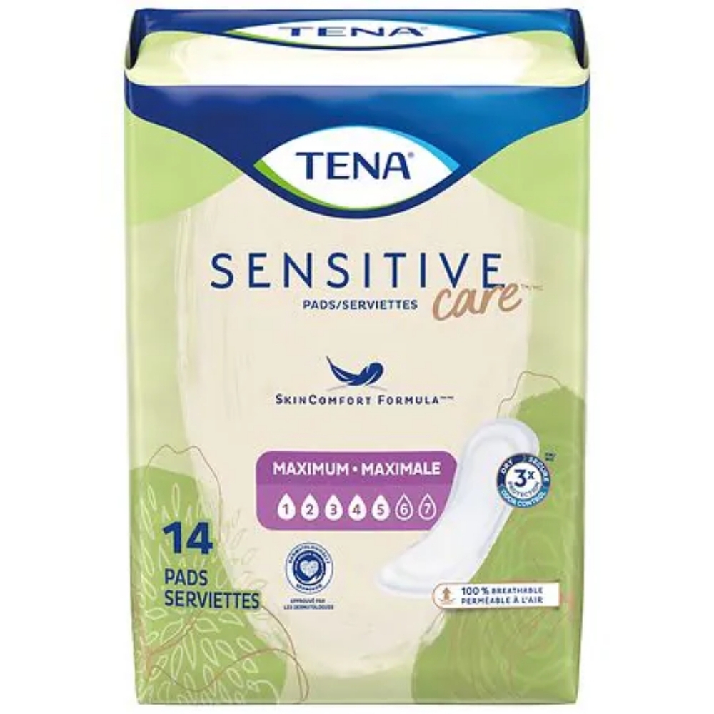 Tena Incontinence/Bladder Control Pads Maximum Absorbency 14 Count